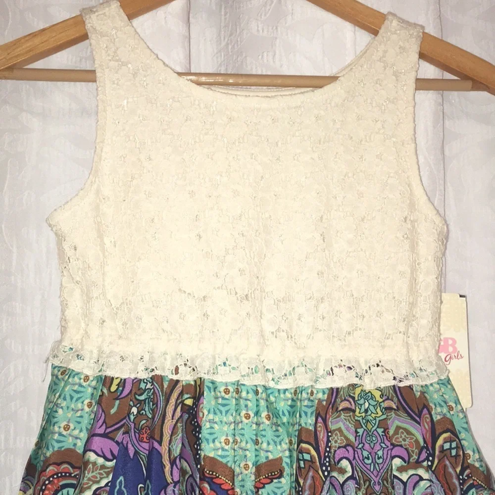 🌿GB girls (M) sleeveless floral dress NWT 🌿
